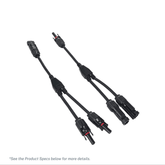 EcoFlow Solar MC4 Parallel Y Connector Pair (Open Box)