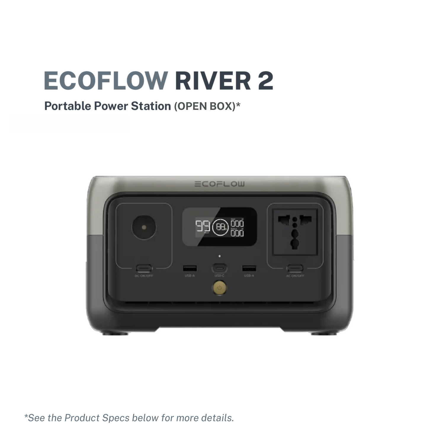 EcoFlow River 2 Portable Power Station (Open Box)